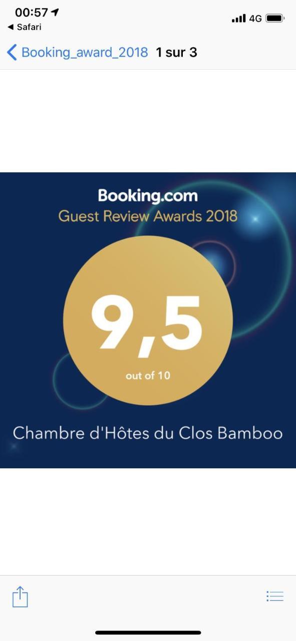 Chambre D'Hotes Du Clos Bamboo Мериньяк Екстер'єр фото